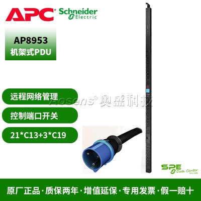 施耐德（APC）AP8953 Switched Rack PDU 開(kāi)關(guān)式機(jī)架配電單元